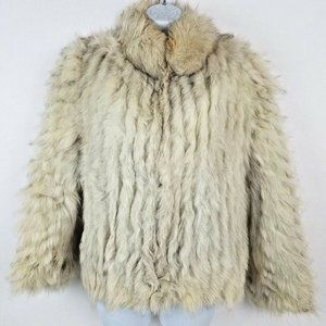 Saga Fox Finland Blue Fox Fur  Womens Coat Jacket